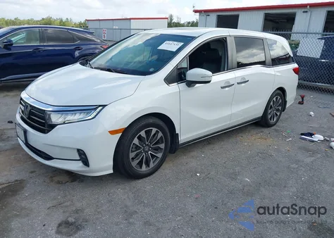 2022 Honda Odyssey Ex-L from USA, damaged, VIN 5FNRL6H72NB021542